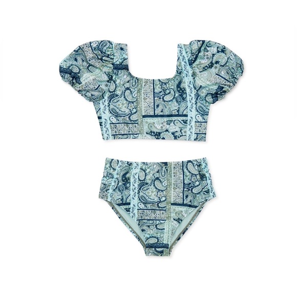 Wonder Nation Girls Patchwork Bikini Swim Set, 2-Piece, Sizes
14-18 - Picture 8 of 8